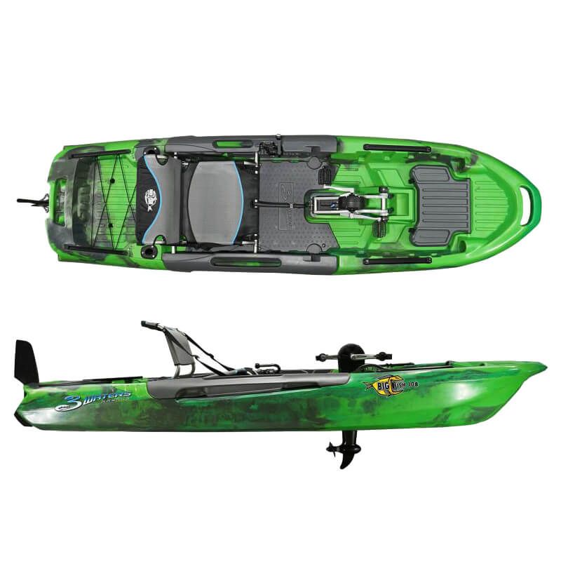 3 Waters Big Fish 108 Pedal Drive Fishing Kayak