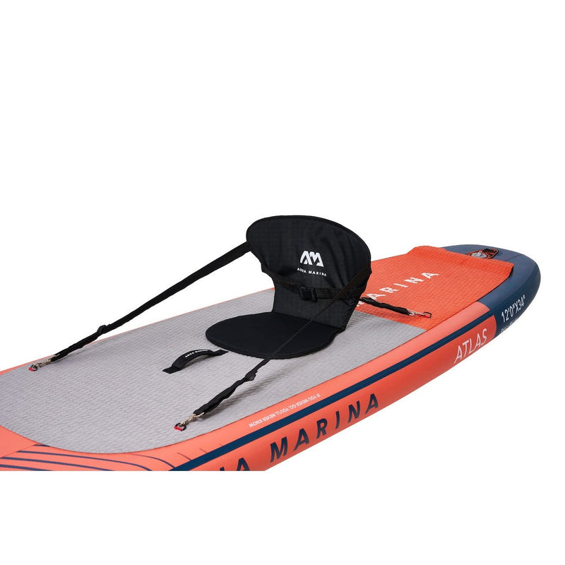 Aqua Marina 12’0″ Atlas (Sky Glider) - Advanced All-around iSUP, 3.66m/15cm, with carbon/fiberglass hybrid PASTEL paddle and coil leash