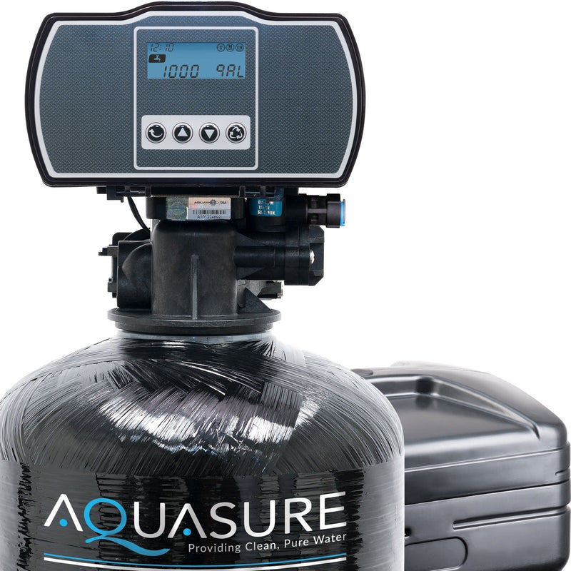 Aquasure Fortitude Pro Series Whole House Water Treatment System - 600,000 Gallon Harmony Series | 64,000 Grains Water Softener