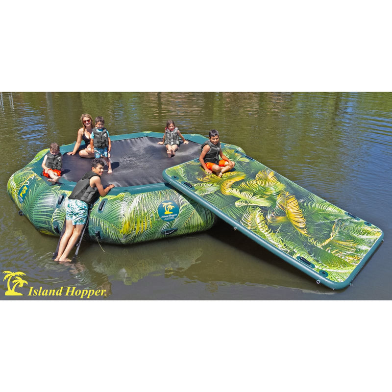 Island Hopper 15' Water Bouncer Lakeside Graphics Series - 15'LKS-BNS