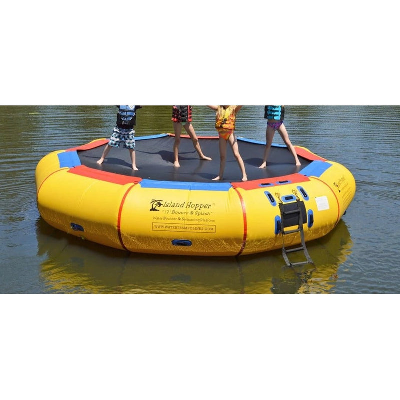 Island Hopper 17' Springless Water Bouncer "Bounce & Splash" Recreational Grade - 17'BNS