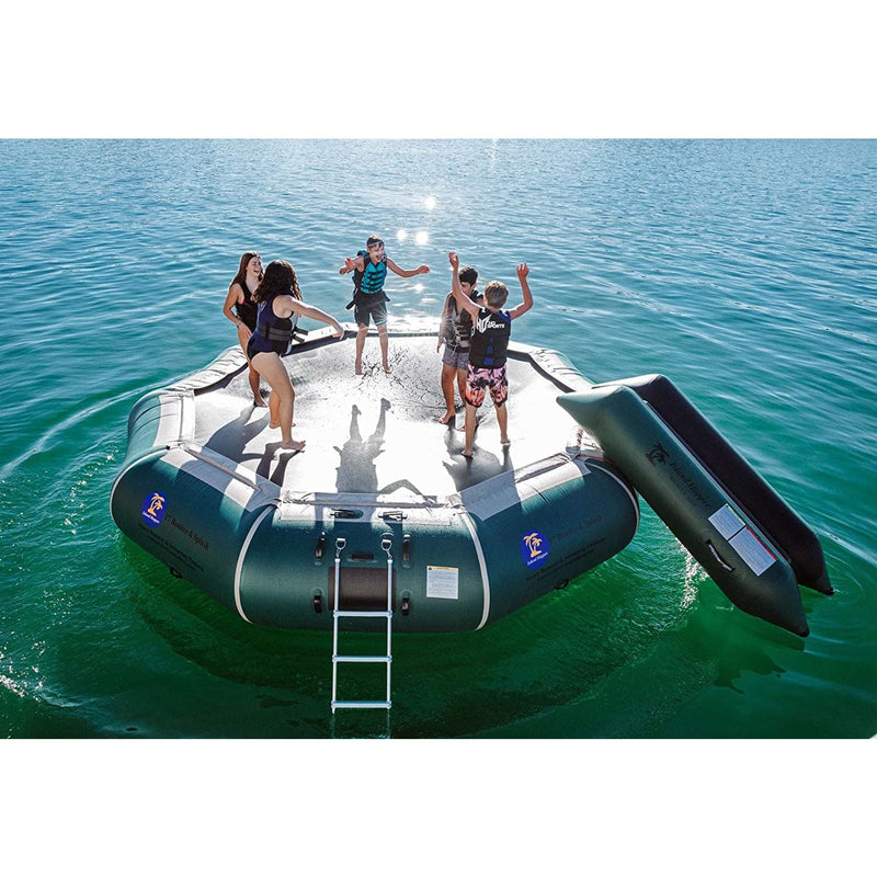 Island Hopper 17' Springless Water Bouncer "Bounce & Splash" Recreational Grade - 17'BNS