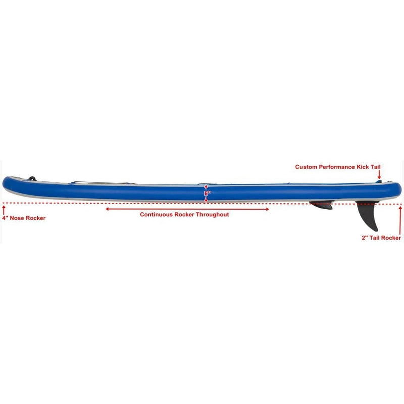 Longboard 11 Inflatable Stand-Up Paddle Board (SUP) Start-Up Package