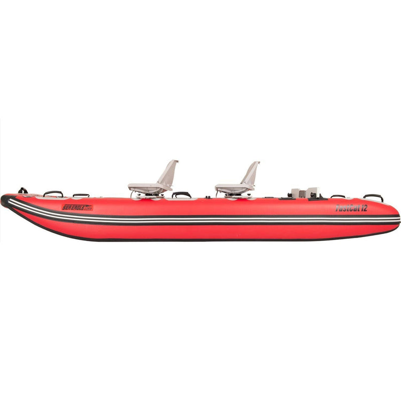 Sea Eagle FastCat12 Swivel Seat Canopy Inflatable Cataraft Package